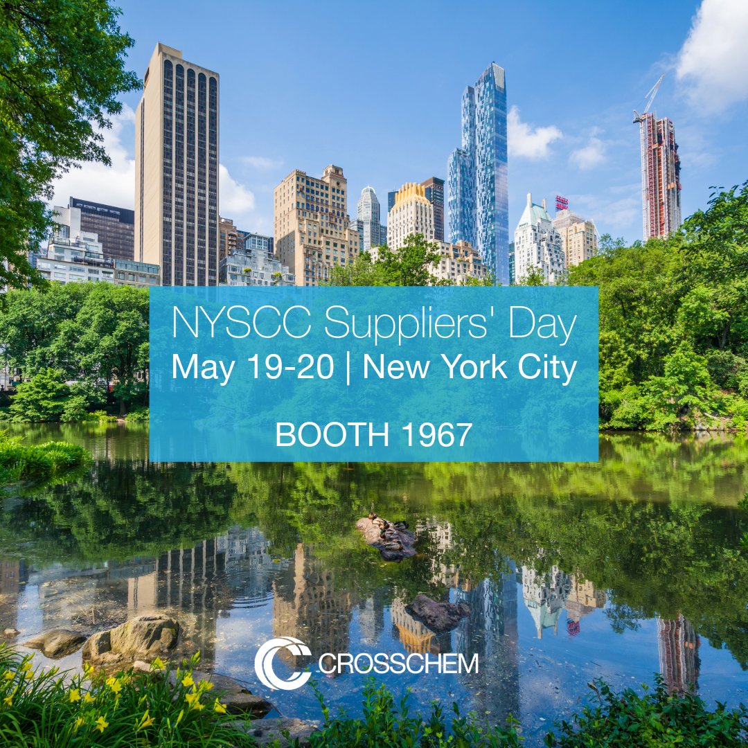 CrossChem's tweet photo. 🏙️ We’re heading to @NYSCC Suppliers’ Day May 19-20 in New York City!

Stop by Booth 1967 to connect with our team and explore our high-performance glycolic acid solutions designed for the personal care industry.

We’ll be showcasing:
• GlyAcid® – high-purity glycolic acid developed specifically for personal care
• GlySmart® – smart-release glycolic acid designed for sensitive skin
• GLYPLEX® – multimodal active matrix for hair & scalp renewal and optimization
• GLYBase™ – high-purity sodium glycolate for a better base

📍 Let’s connect in New York - we look forward to seeing you there.

#GlycolicAcid #CAS79141 #SodiumGlycolate #CAS2836320 #NYSCC #SuppliersDay2026 #PersonalCare #Formulation #BeautyScience