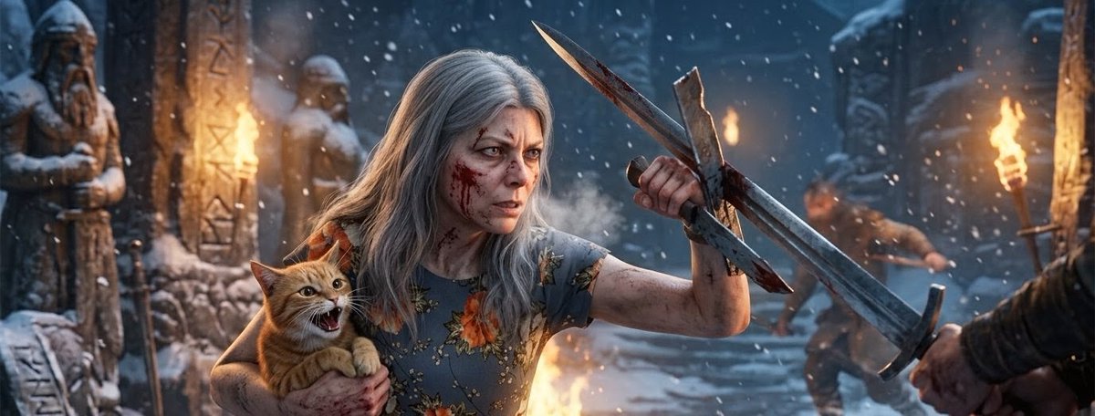 The snow doesn’t fall… it hunts ❄️⚔️
Step into a frozen nightmare with Eleanor &amp; one very angry cat 🐱
Read now: level35studio.wordpress.com/2026/04/24/the…
#Fantasy #DarkFantasy #ShortStory #WritingCommunity #Magic #Adventure #PortalFantasy #Storytelling