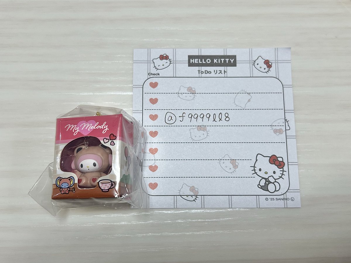 f9999ll8's tweet photo. 交換　ガチャ サンリオ ミニチュアパッケージコレクション

譲　マイメロ

求　同種キティ

郵便局窓口からの郵送希望

お心当たりの方はリプください✨ https://t.co/BnRvCBuBuc