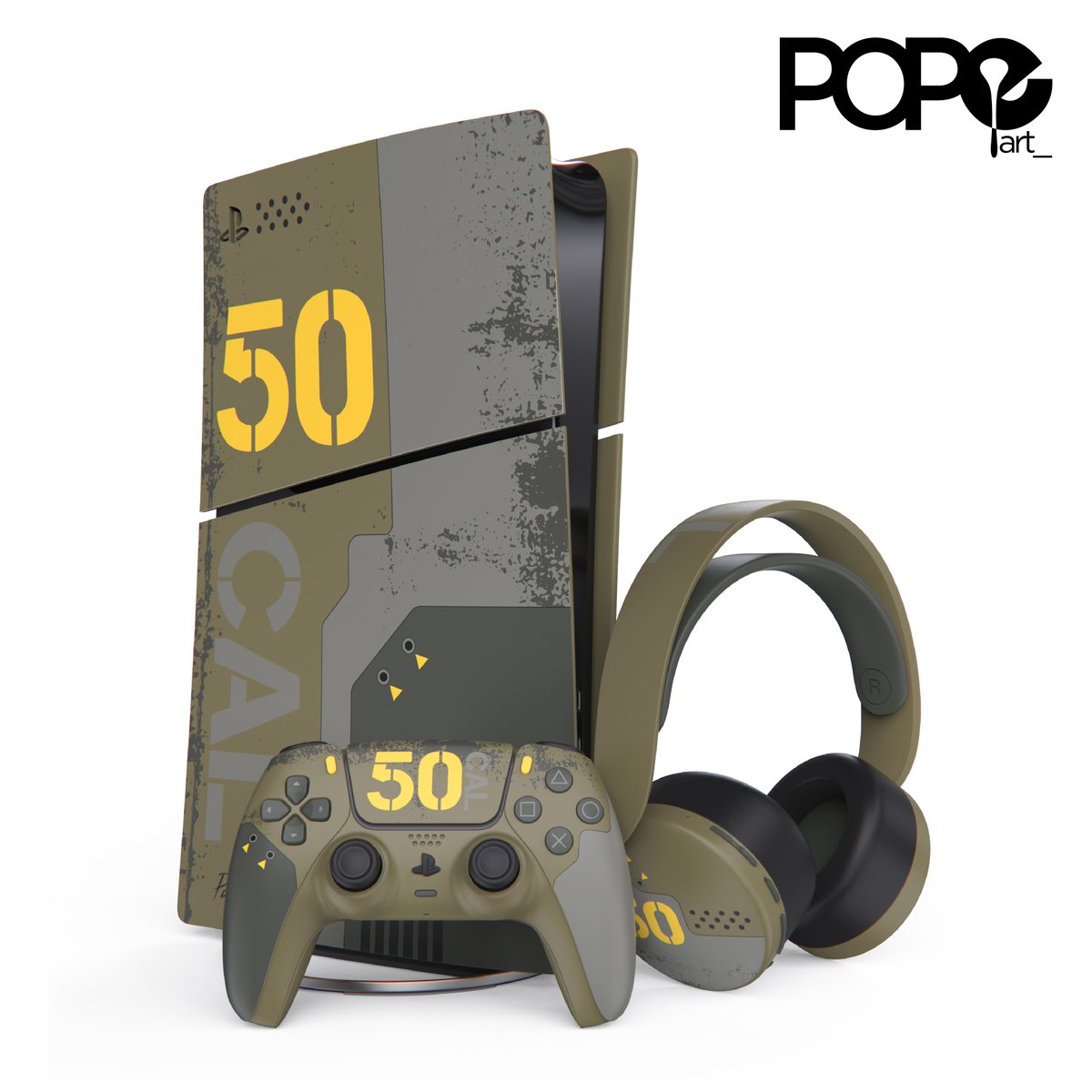 POPeART_'s tweet image. Adding 50 CAL to the POPeART #collection on the #ps5 #playstation #gaming