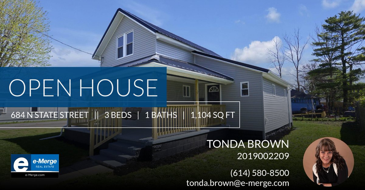 SUPWMN8's tweet photo. This listing won't last! Take a look before it's gone. Feel free to ask any questions or give me a call at (614) 580-8500 📱!

Tonda Brown, REALTOR®
e-Merge Real Estate 
Cell: (614) 580-8500
Web: https://t.co/sCK955Dqu3
Email: t... https://t.co/t6Tf3hqaJK https://t.co/0HsPzRRvhp