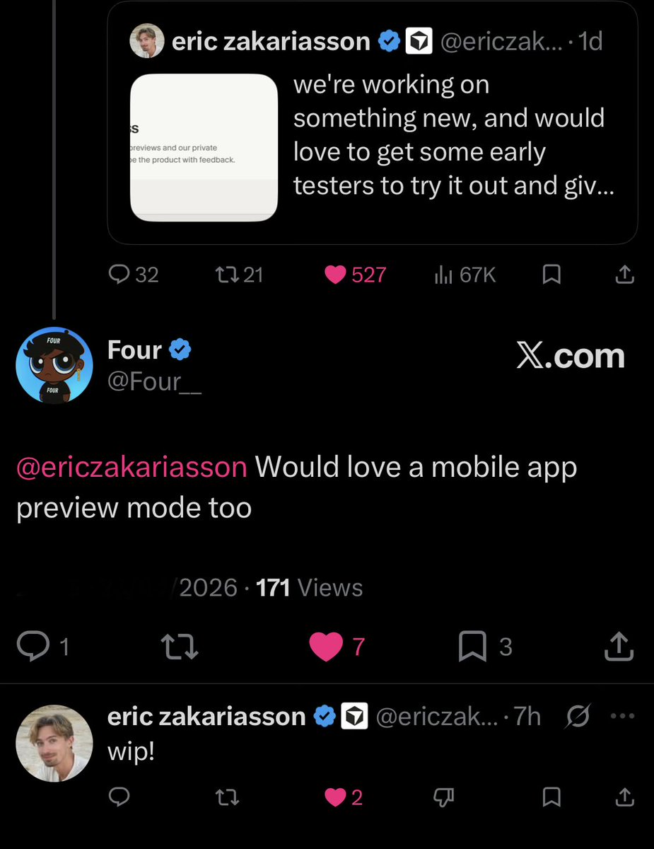 Four tweet media