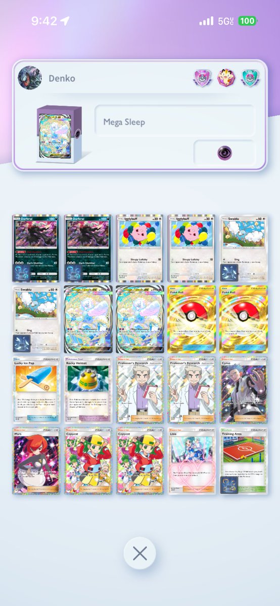 Denko__Wrecka's tweet image. Here are the two decks I used to reach master ball this season. Rampardos carried me from UB1-UB4 where I switched to sleep cheese cuz I just wanted to finish asap

#PokemonTCGPocket