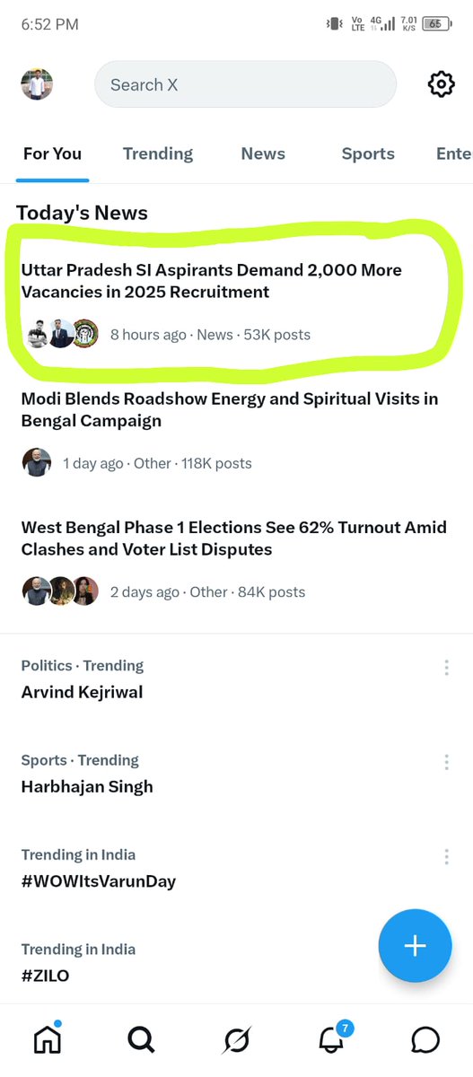 Raghavthakur100's tweet image. साथियों, आपकी एकजुटता और जोश वाकई काबिले-तारीफ है। 53K+ पोस्ट के साथ ट्विटर (X) पर ट्रेंड और #UPSI के सभी #Tag अलग कैटेगरी में ऑल इंडिया No 1 ट्रेंड करना यह साफ दर्शाता है कि अब #UPSI अभ्यर्थियों की आवाज अब दबने वाली नहीं है।

निश्चित रूप से, जब कोई मुद्दा सोशल मीडिया पर इतने