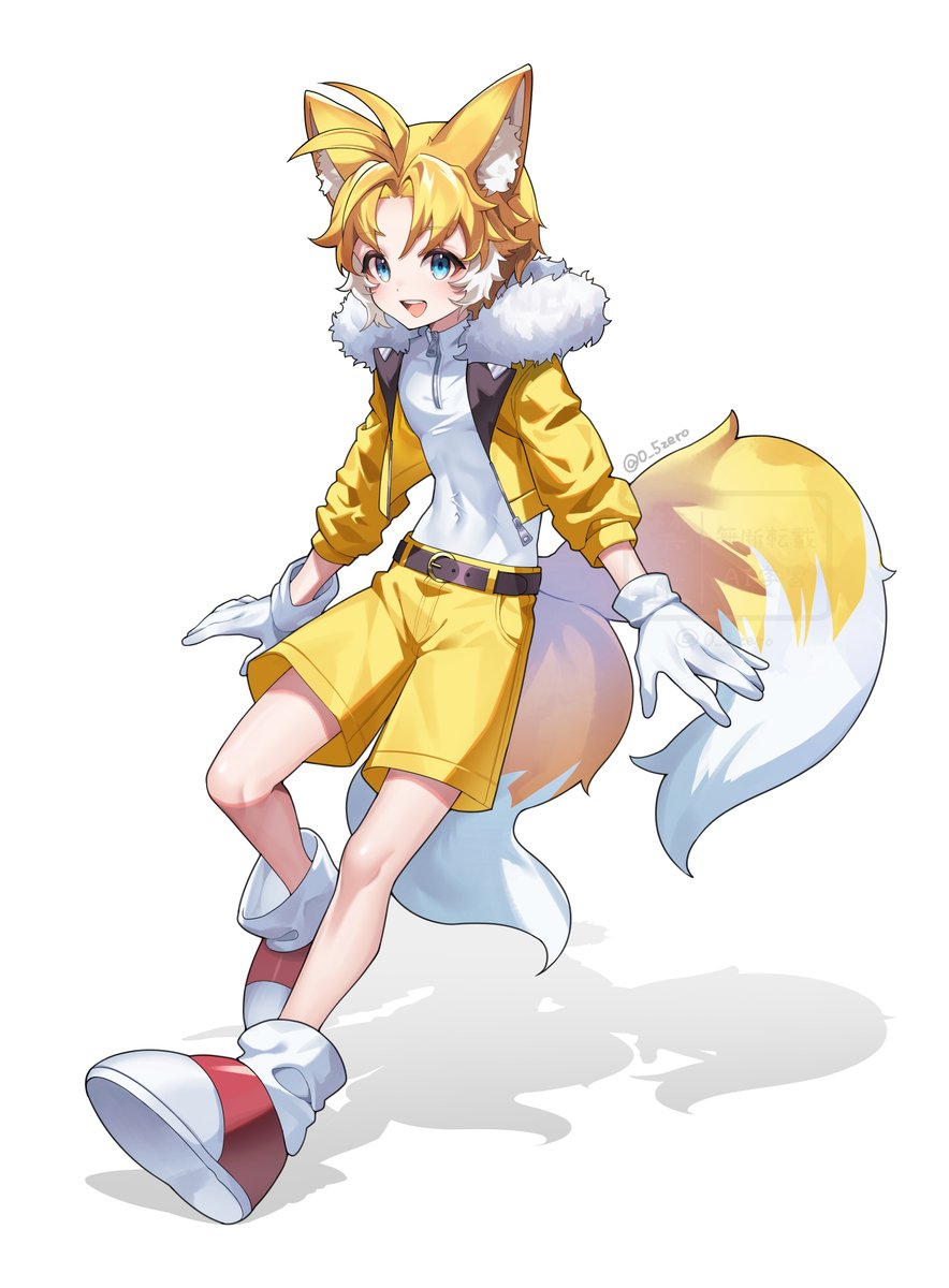 擬人化テイルスくん
