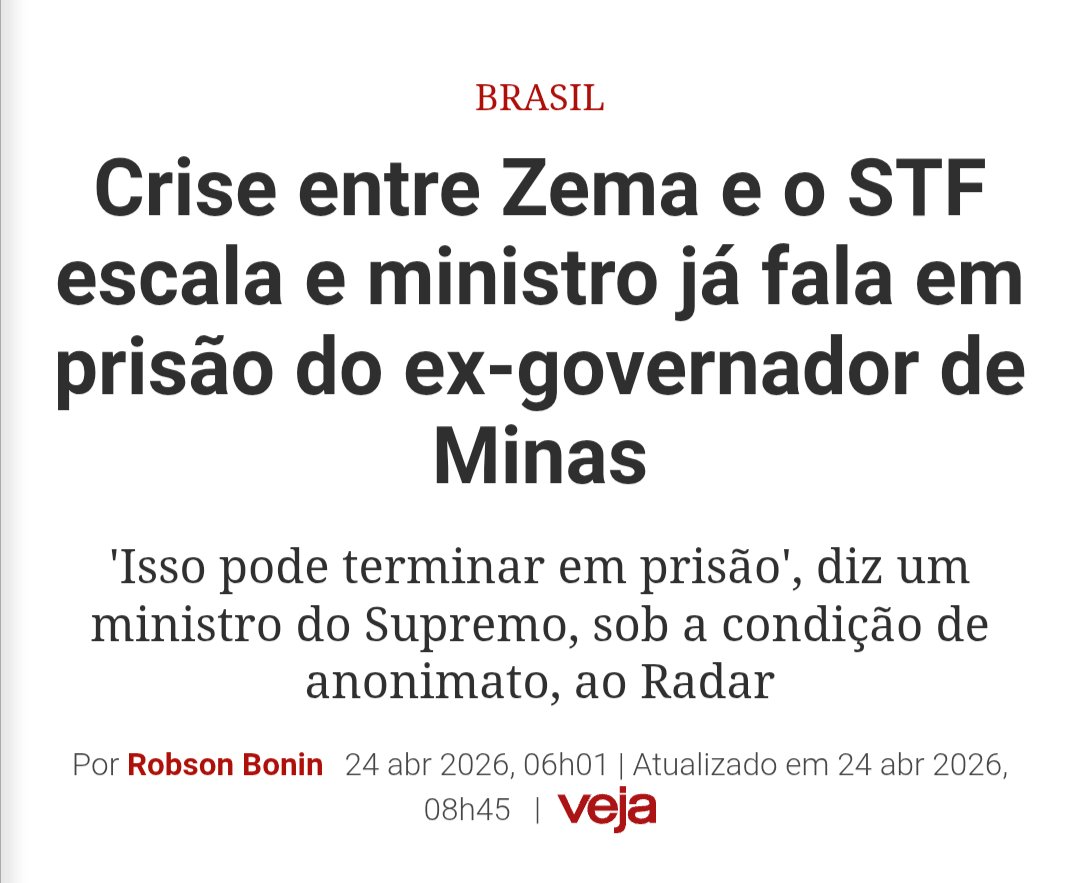 Seguindo o caminho da Coreia do Norte, o regime ameaça prender <a href="/RomeuZema/">Romeu Zema</a> se ele continuar expressando suas opiniões.