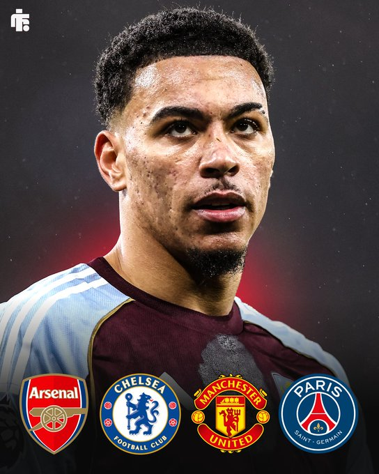 صراع أوروبي كبير على مورغان روجرز! تقارير تشير إلى أن أرسنال، تشيلسي، مانشستر يونايتد وباريس سان جيرمان يتصدرون قائمة المهتمين بضم نجم أستون فيلا هذا الصيف.. اللاعب يُقال إنه منفتح على خوض تجربة خارج إنجلترا، كما يُعجب بأسلوب لويس إنريكي.. المصدر: Ben Jacobs 