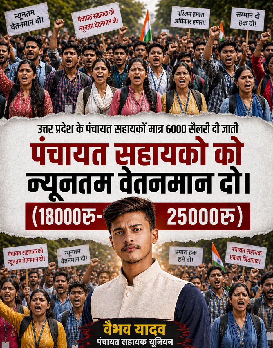 पंचायत सहायक यूनियन - उत्तर प्रदेश tweet media