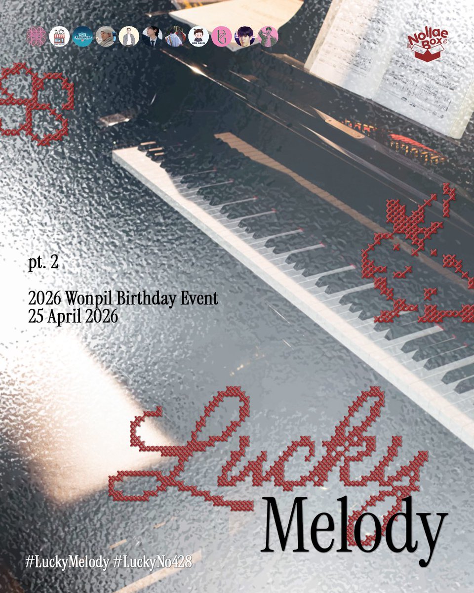 mydayjajan_'s tweet photo. Lucky Melody🎼❤
2026 Wonpil Birthday Event
by @nollaebox
𝄞⨾ִ໋ pt.2 – PHOTOBOX

Being an adult is fun-
When you celebrate our dearest rabbit-musician’s birthday by taking a photobox to commemorate it!🐰🎹🎵

📅 From 25 April 2026
📍 Details on thread!

#LuckyMelody #LuckyNo428 https://t.co/Y5YCu529um
