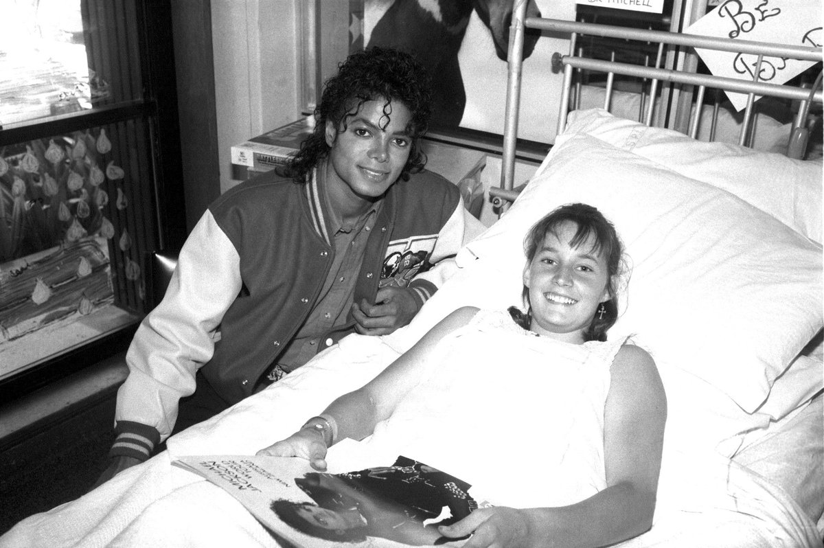 saycamore's tweet photo. One of my favorite things about the #Michaelmovie is how it shows Michael doing charity, spending time with sick people and giving them company and comfort, instead of replacing those moments with sensationalized scenes.

10s for showing how selfless and kind he was. https://t.co/NJi4YvbHft