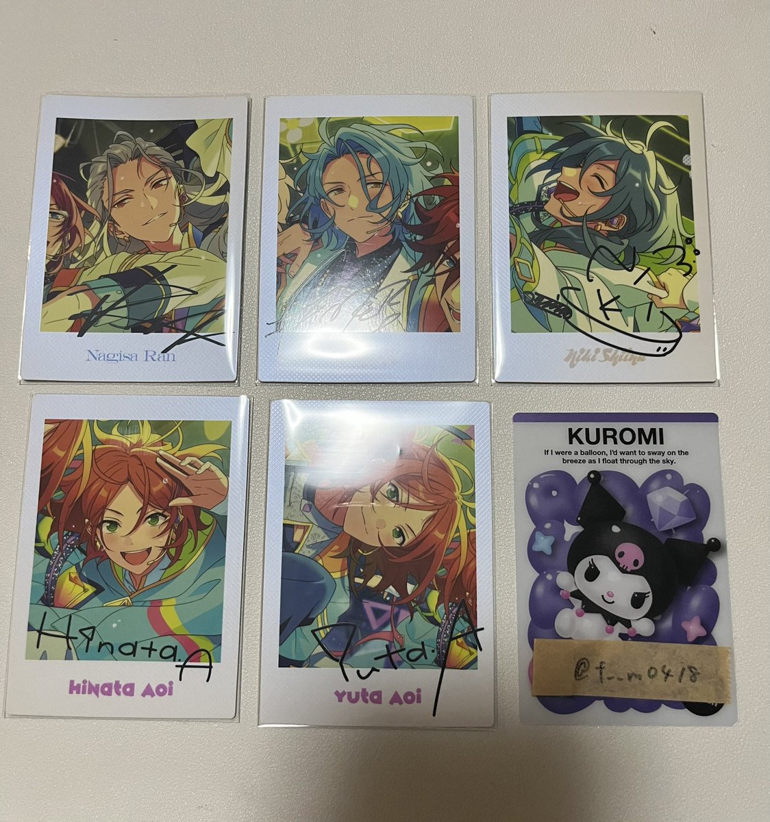 f__m418's tweet photo. 交換 買取 
あんスタ 10周年 ぱしゃっつ

譲→画像(枚数ALTにて)

求→凛月＞カンナ

☆郵送 PayPay

検索からもお声掛け下さい🙇🏻‍♀️ https://t.co/SeOmOExJKw