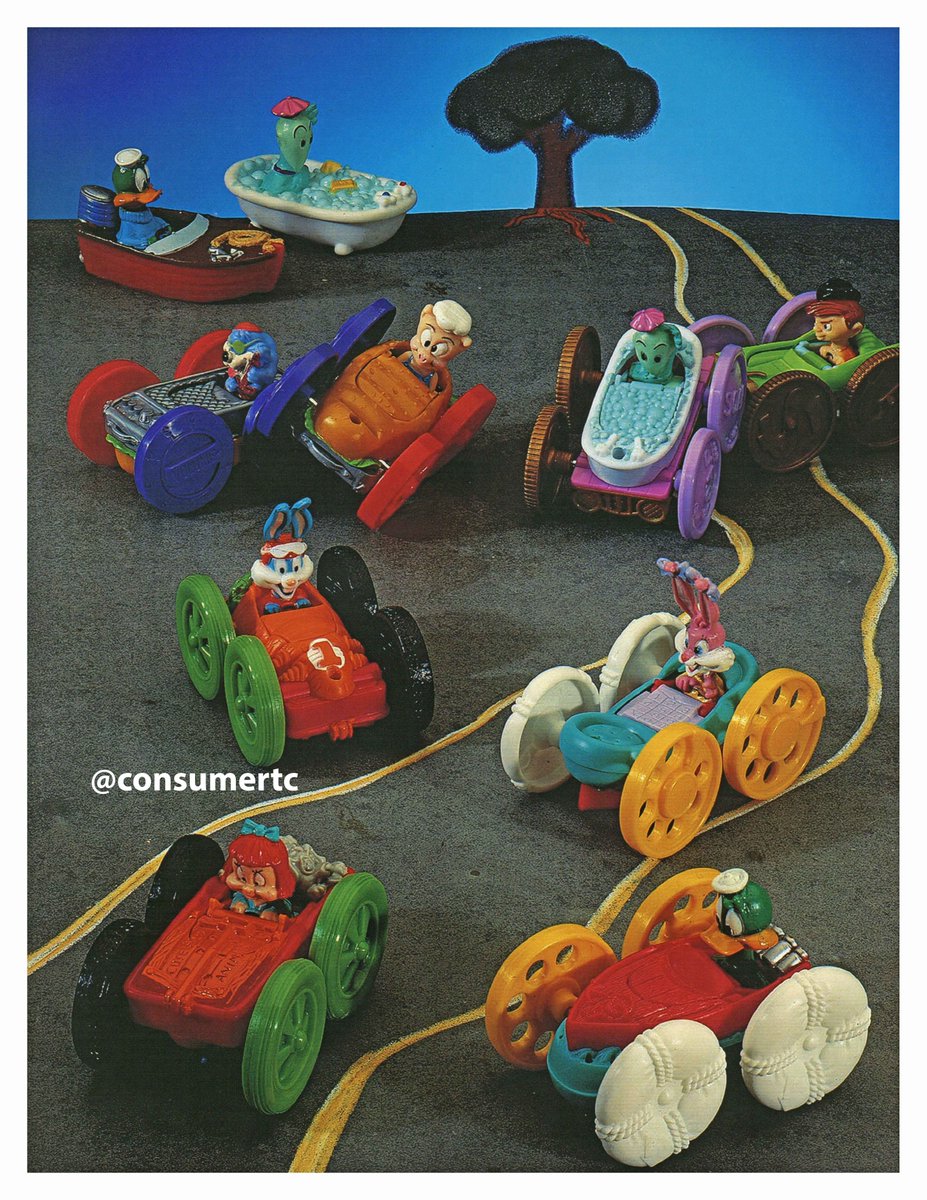 The Tiny Toons Flip Cars were so cool - character-themed cars on both sides of the wheels. Loved these as a kid. (1991)