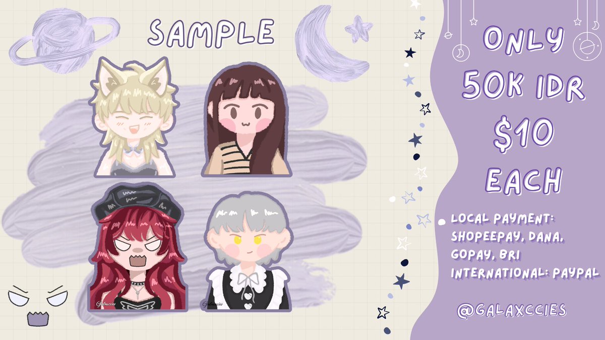 bbey 🌙💜 || chibi comms📌 tweet media