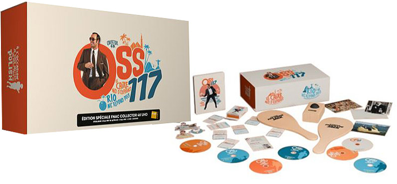 edlimitee's tweet image. #film #humour #collector #4k #bluray #OSS #collection " OSS 117 "  Un Steelbook et un coffret collector 2 Bluray +2 Bluray 4K Ultra HD + 2DVD + Goodies pour les deux films cultes avec Jean Dujardin. Dispo sur : edition-limitee.fr/category/blu-r…