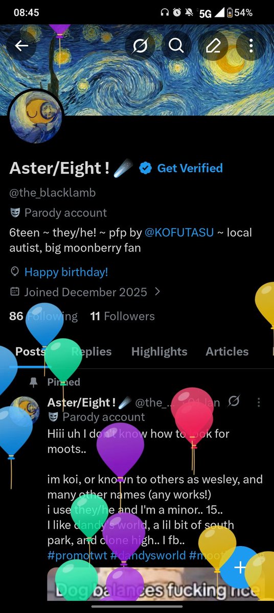 Aster/Eight ! ☄️ tweet media