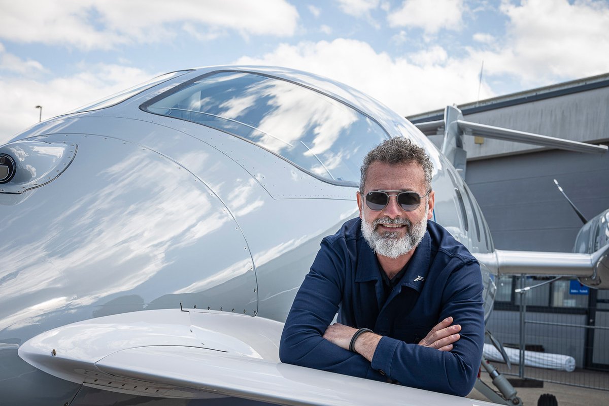 PiaggioA's tweet photo. FlightGlobal visited us at AERO Friedrichshafen to speak with our Chief Design &amp; Brand, Alberto Caruso, about what’s next for Piaggio Aerospace.

Read all about it here: https://t.co/vYtCnEuEXg https://t.co/v0Jc6oWPgF