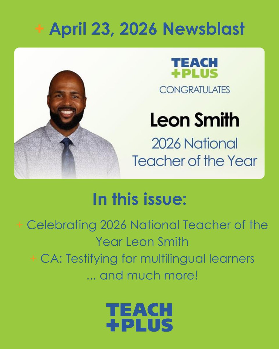 Teach Plus tweet media