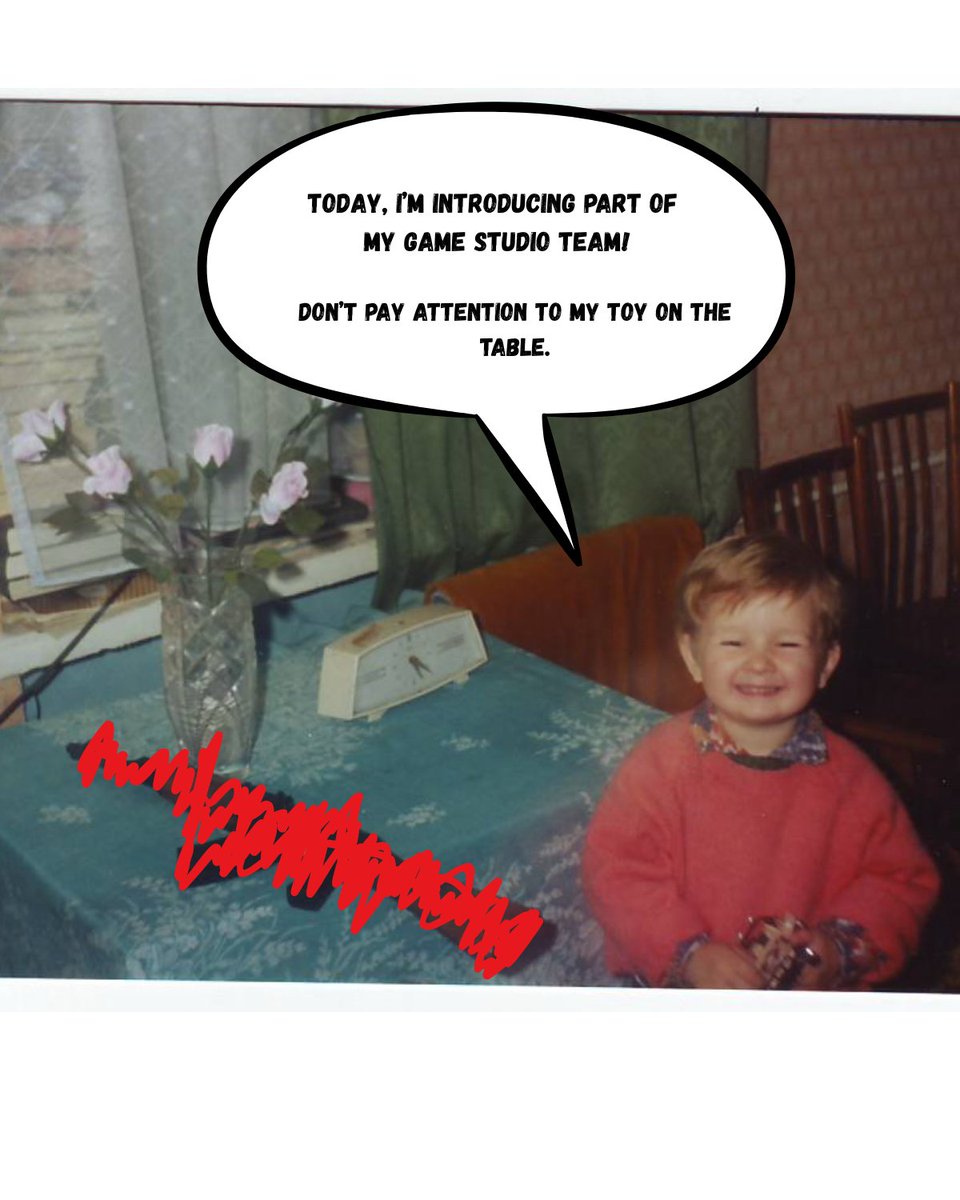 PlayNebulae's tweet image. Today, meet part of our studio team... #childhood edition