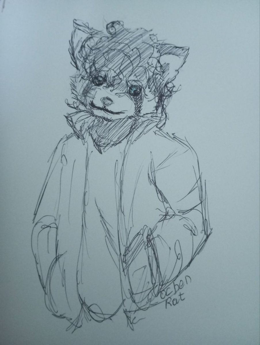 OchenRat's tweet photo. For fun, I decided to turn one of my OCs into a furry. All for FNAF AUs (≧◡≦) 

#oc #art #furryoc #smallartist https://t.co/4Ieu41yZDI