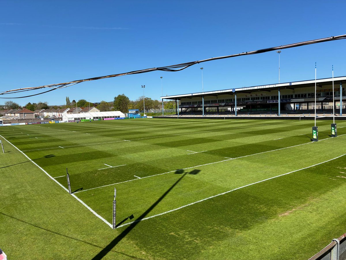 bridgendravens's tweet photo. We're festival ready for this weekend's @ospreys Cup 🏆sponsored by @SonyUKTEC at the @electrifygb Brewery Field, and a feast of rugby awaits on a wonderfully prepared surface! 🤩

🤝@CommunityOsprey https://t.co/KaKgmre3fF