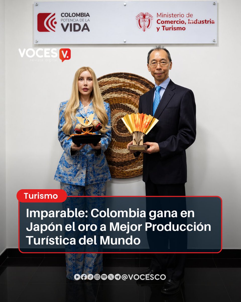 La producción de videos de promoción del turismo en Colombia se ha ganado varios leones en Cannes, Francia y ahora el Gran Prix de Japón.

Ha subido permanentemente la entrada de turistas no residentes a Colombia y hay que maximizar la campaña en el mundo. Más publicidad en China
