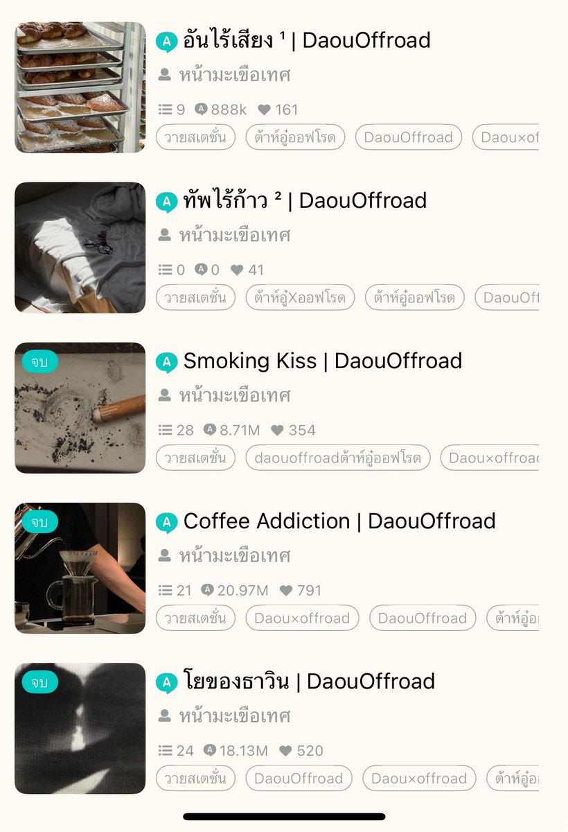 เอากับเขามั่ง (*ᴗ͈ˬᴗ͈)ꕤ*.ﾟ
นักเขียนหน้ามะเขือเทศคับบ🍅

มือใหม่สุดๆ รู้ตัวอีกทีผมเขียนกำลังจะเข้าเรื่องที่ 5 แล้วน้าา ก็ยังไม่แน่ใจว่าแนวที่ตัวเองแต่งมันคือแนวอะไร555555 ใครรู้บอกที มาชิมกันได้คับบบ plot ตามใจฉันมาก อาจจะไม่ได้โดนเส้นมาก แต่เรียนเชิญฮะ