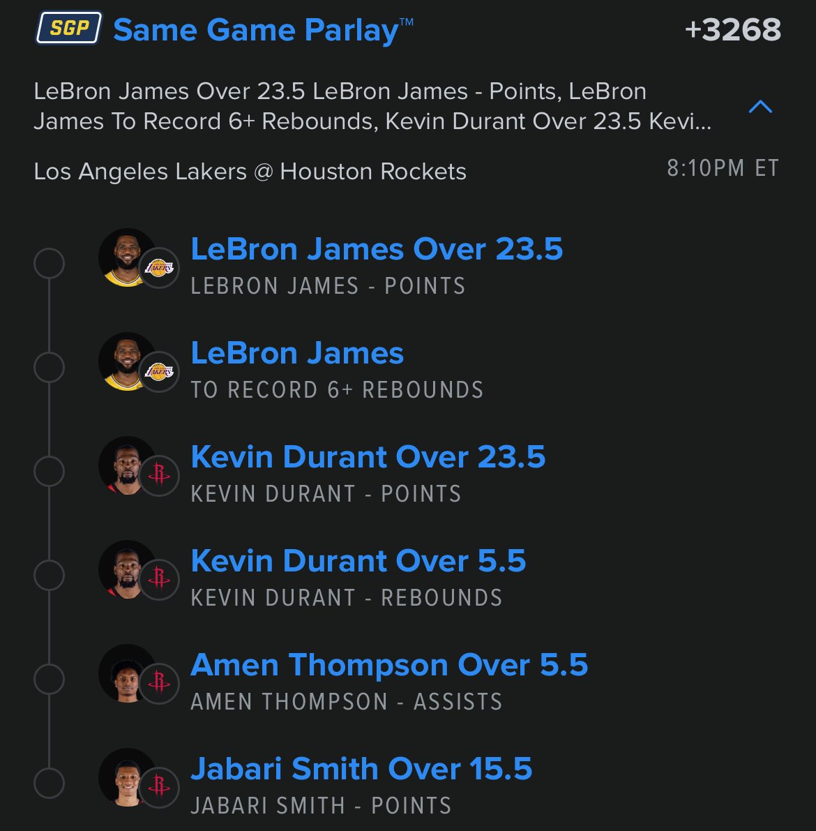 Lottolocks's tweet image. LOCK THIS IN EARLY 🔒#NBA

LAKERS / ROCKETS +3268 PLAY ✅

@Playbook (link to tail in comments 🔗)