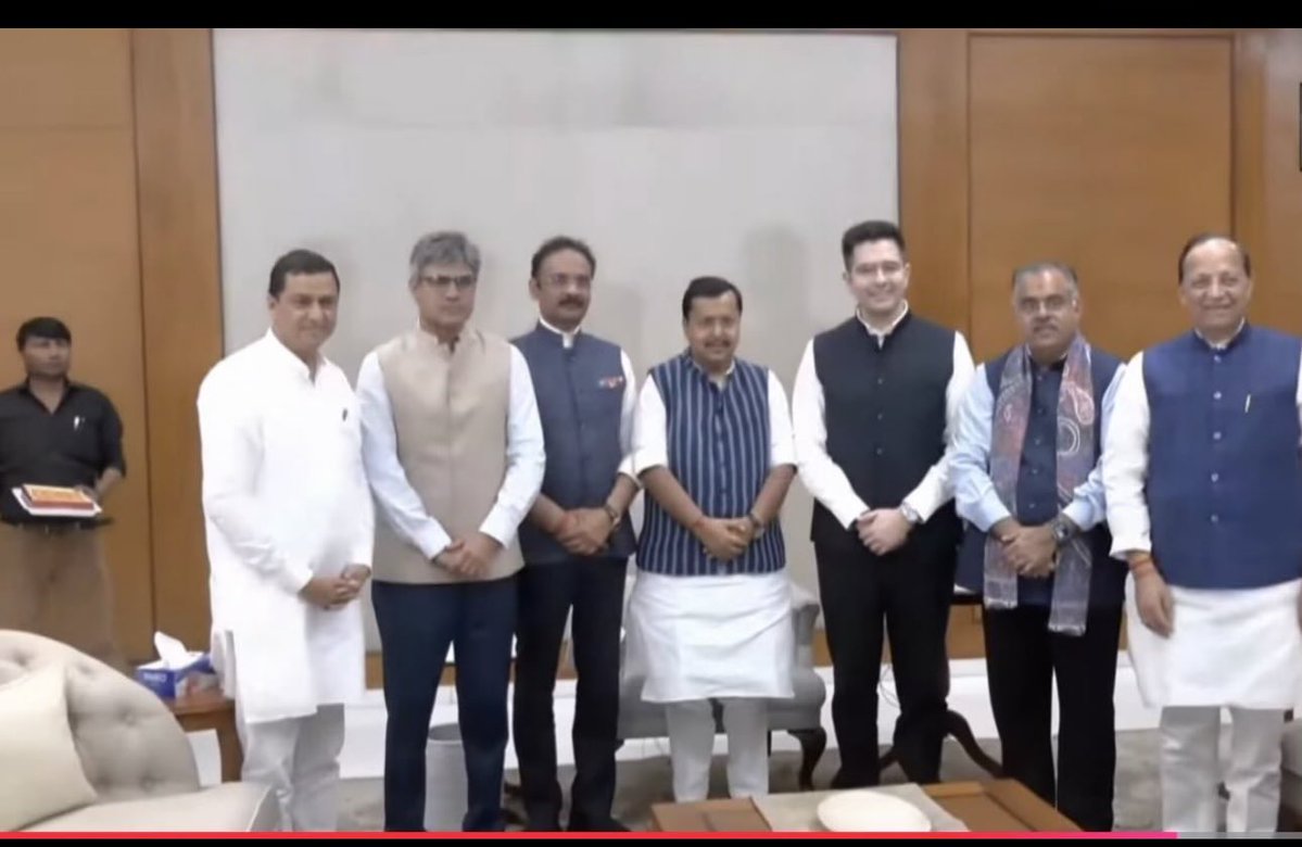 At some stage, <a href="/BJP4India/">BJP</a> must ask itself a simple question.  How can those who are perceived to be “corrupt “ like some in this picture, end up being welcomed like a hero and that too by none less than the party president ? A trend which started in Assam, West Bengal ,