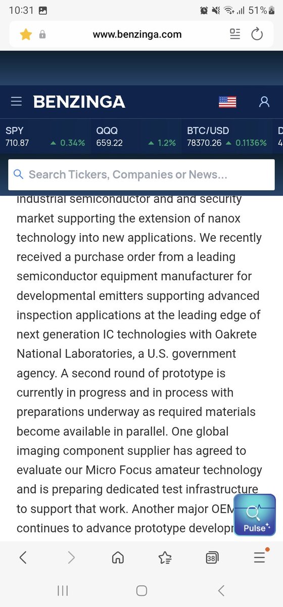 hans05611's tweet photo. $nnox 
recently received a purchase order from a leading semiconductor equipment manufacturer for developmental emitters supporting advanced inspection applications at the leading edge of next generation IC technologies with Oakrete National Laboratories, a US government agency. https://t.co/20u4nNyUKe