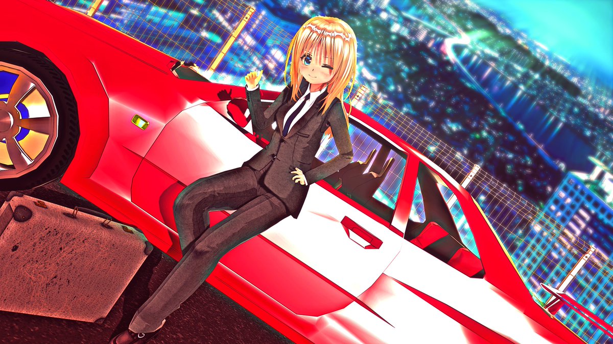 お題「スーツ、ウィンク」
#cm3d版深夜の真剣エディット60分一本勝負
#COM3D2 #カスタムオーダーメイド3D2