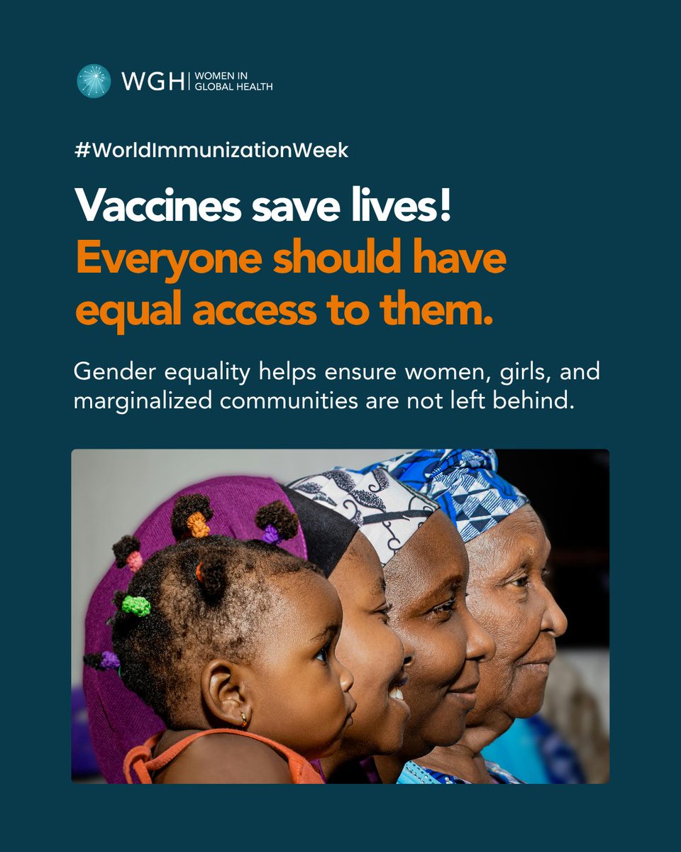 womeninGH's tweet photo. Vaccines work, and everyone should have access to them equally.
This #WorldImmunizationWeek, @WomeninGH is calling for gender equity at the heart of immunization systems worldwide.
π Swipe for our 5 priorities.
#VaccinesWork #GenderResponsiveHealth #ImmunizationWeek2026 https://t.co/ENUKgipUiu