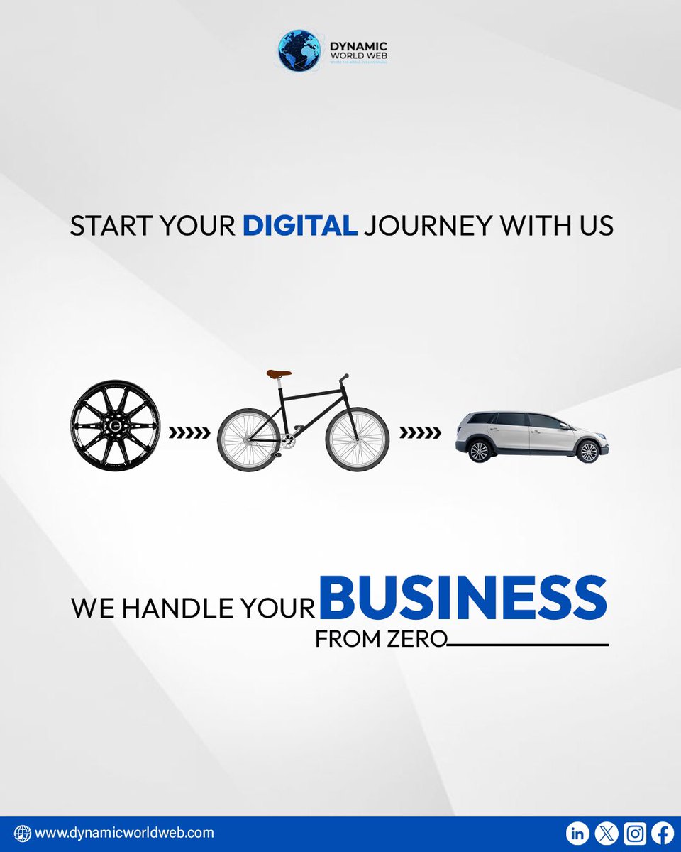 DynamicWorldWeb's tweet image. 🚗 Every big brand started from zero, yours will too.

From building your online presence from scratch to scaling it into something unstoppable, we handle every step of your digital journey. All you have to do is show up. 🔥📈

#digitaljourney #newbusiness #webdevelopment #brand