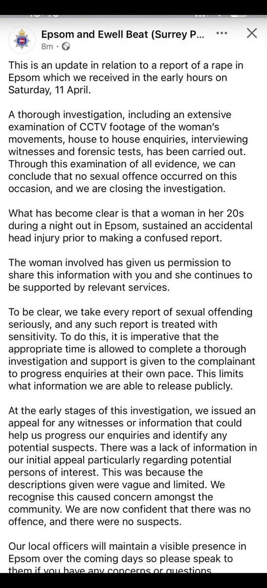 thebenabides's tweet photo. @News247Ready @TalkTV @GBNEWS How can it be a cover up when the woman involved has given her permission to share the information?

You just sound like a flat-earther https://t.co/YKCXrVkoUh