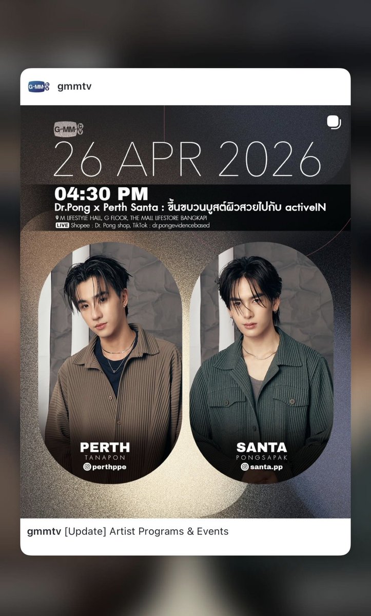 PERTH TANAPON OFFICIAL TH tweet media