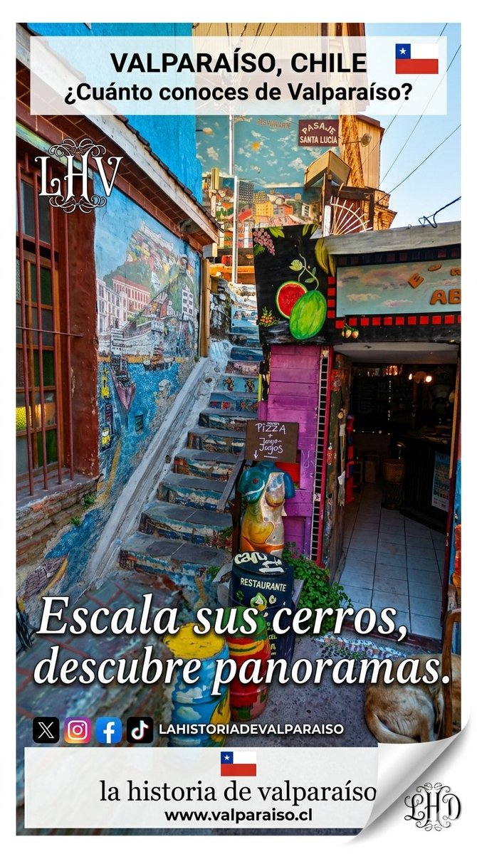 valparaiso's tweet photo. Descubre Valparaíso, recorre sus cerros y calles. https://t.co/QrQ7yRQmZh
