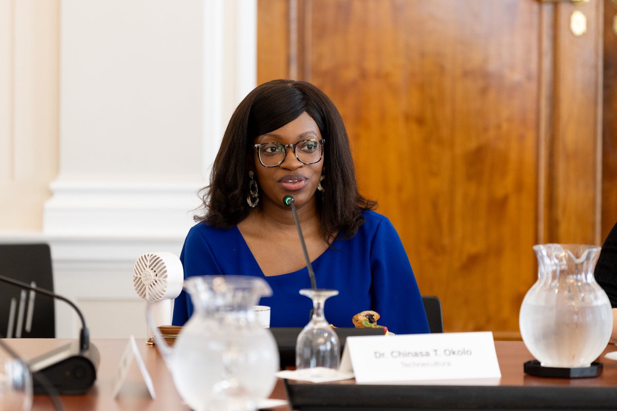 ChinasaTOkolo's tweet photo. African governments must strengthen AI coordination and funding for innovation.

Last Friday, against the backdrop of the IMF-WBG Spring Meetings, I joined the Meridian Center @MeridianIntl for its inaugural AI Horizons: Africa roundtable. https://t.co/p5MUmJF1Id

📸: Jess Latos https://t.co/3idUYdinO2
