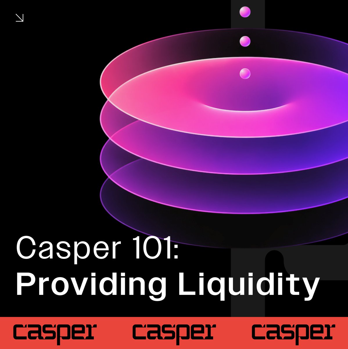 Put your tokens to work by providing liquidity to pools on CSPR.trade 💧

Earn a share of the fees generated by swaps and contribute to a healthier trading environment.

This step-by-step guide is all you need to get started 👇
casper.network/get-started/ca…

$CSPR