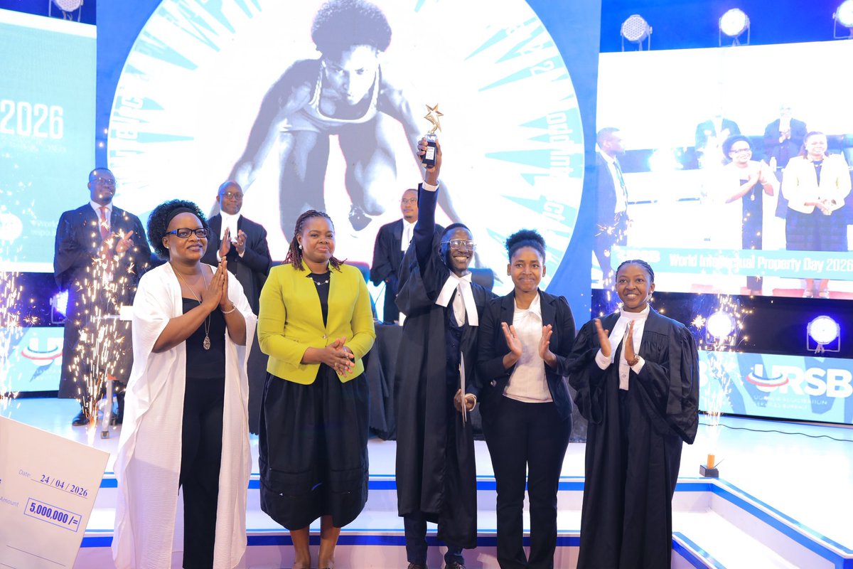 UCULSMain's tweet photo. 🔥🔥Uganda Christian University wins, yet again, the Finale of the Inaugural Intellectual Property Law Moot Competition.
The Team composed of; Ndawula Stacy Angel, Luwaga John Eliane, Kamatsiko Desire M, Shatrah Pauline, Munguci Rahuma Rashid, Tumuhaise Donam, Wambaka Rebekah https://t.co/r8I0KBMAfW