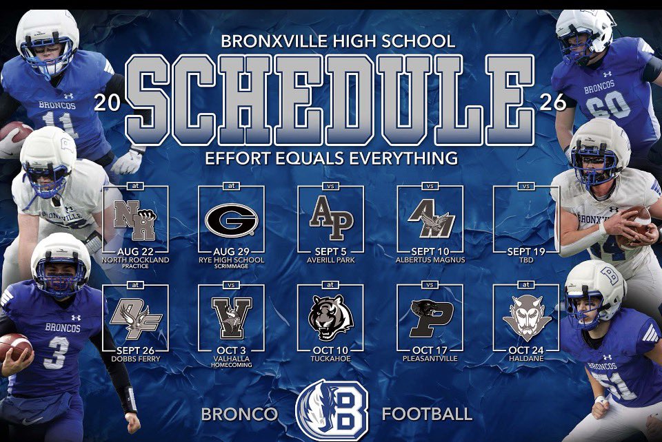 Bronxville Football tweet media