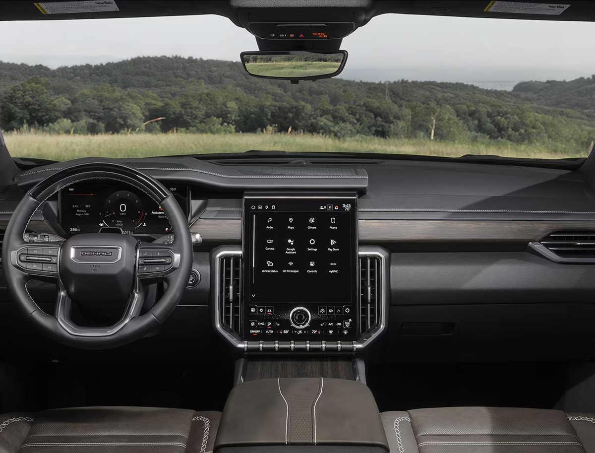 Maxonautogroup's tweet image. Step inside luxury with the 2026 GMC Acadia Denali! 👑✨ 
From premium leather‑appointed seating and heated/ventilated comfort to the panoramic sunroof and advanced tech like the head‑up display, every detail is crafted.
🔗 bit.ly/47Nbakn
.
.
.
#MaxonAutoGroup #GMC