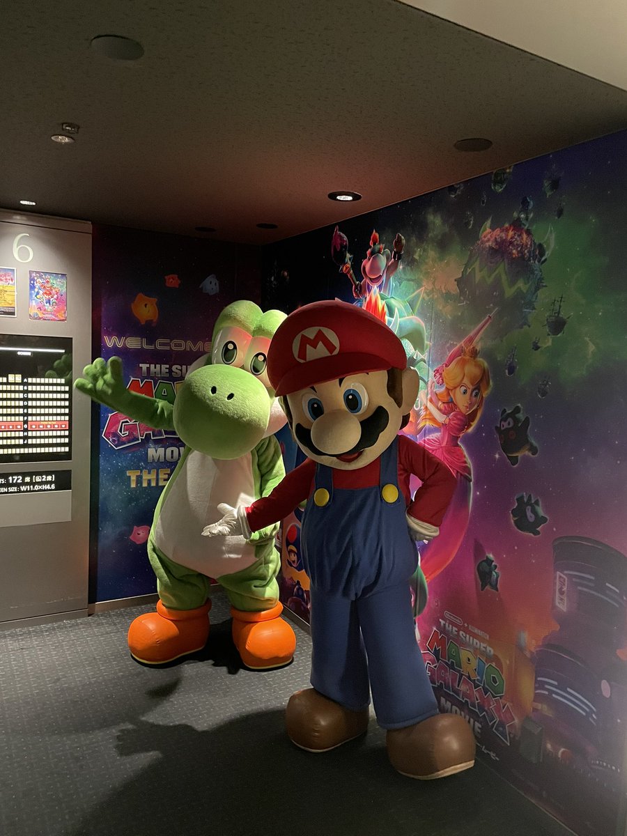 映画観てきた🙄
ヨッシーが可愛すぎた🦖