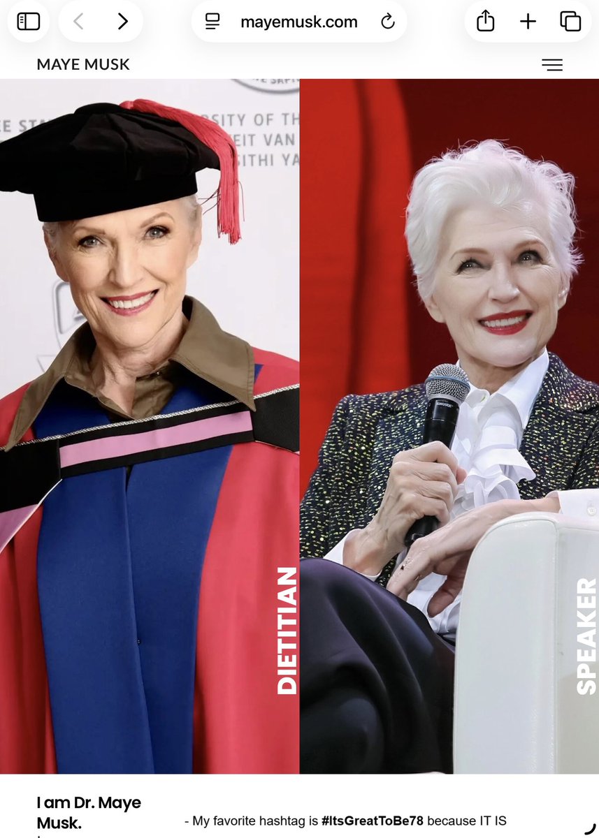 Maye Musk tweet media