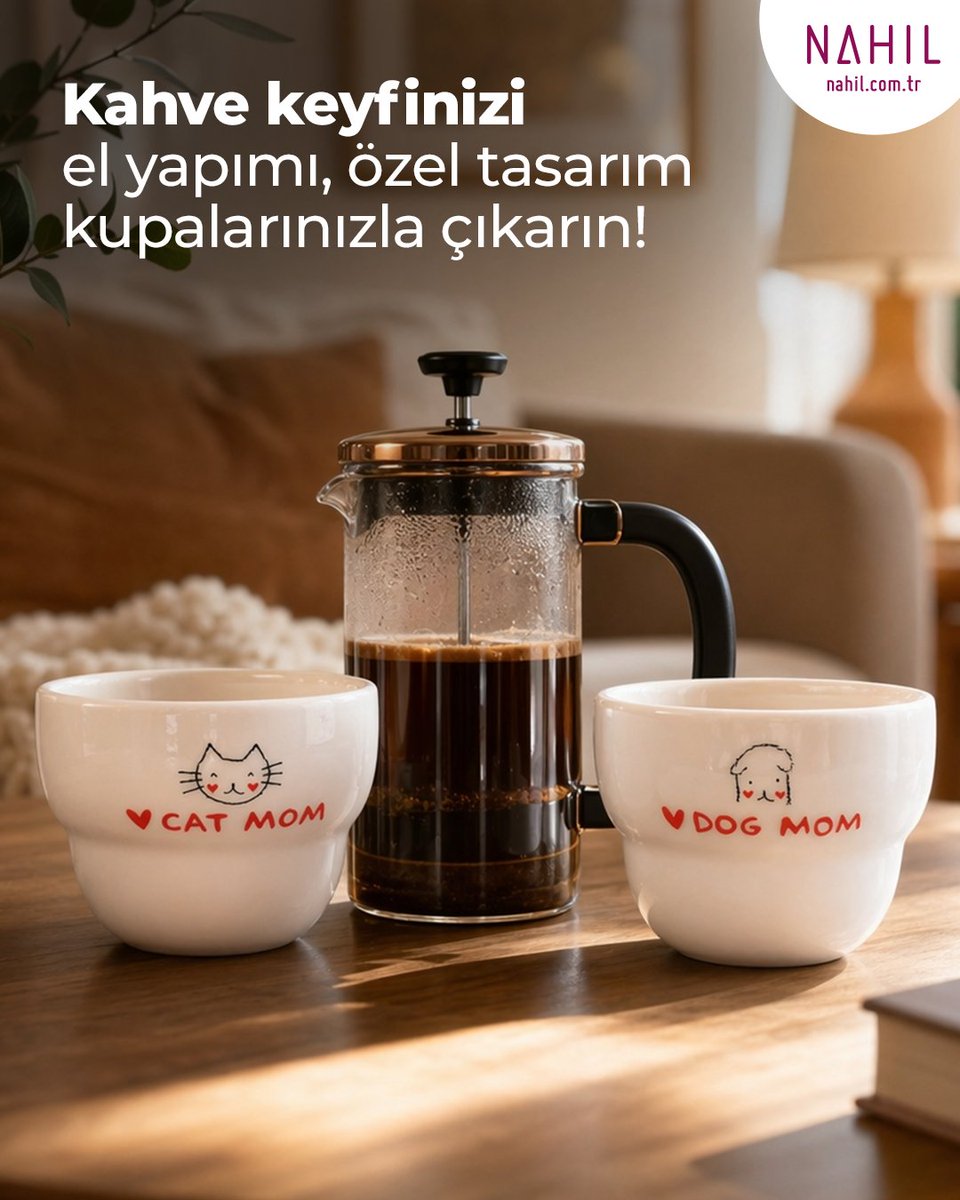 Günün kahvesine ya da çay molanıza sizi gülümsetecek bir dokunuş ekleyin.

Nahıl’ın el yapımı, özel tasarım kupaları; sevimli dostlarına duyduğu sevgiyi her an yanında taşımak isteyenler için güzel bir eşlikçi. ☕

#Nahıl #Kupa #EvYaşamı #Hediye