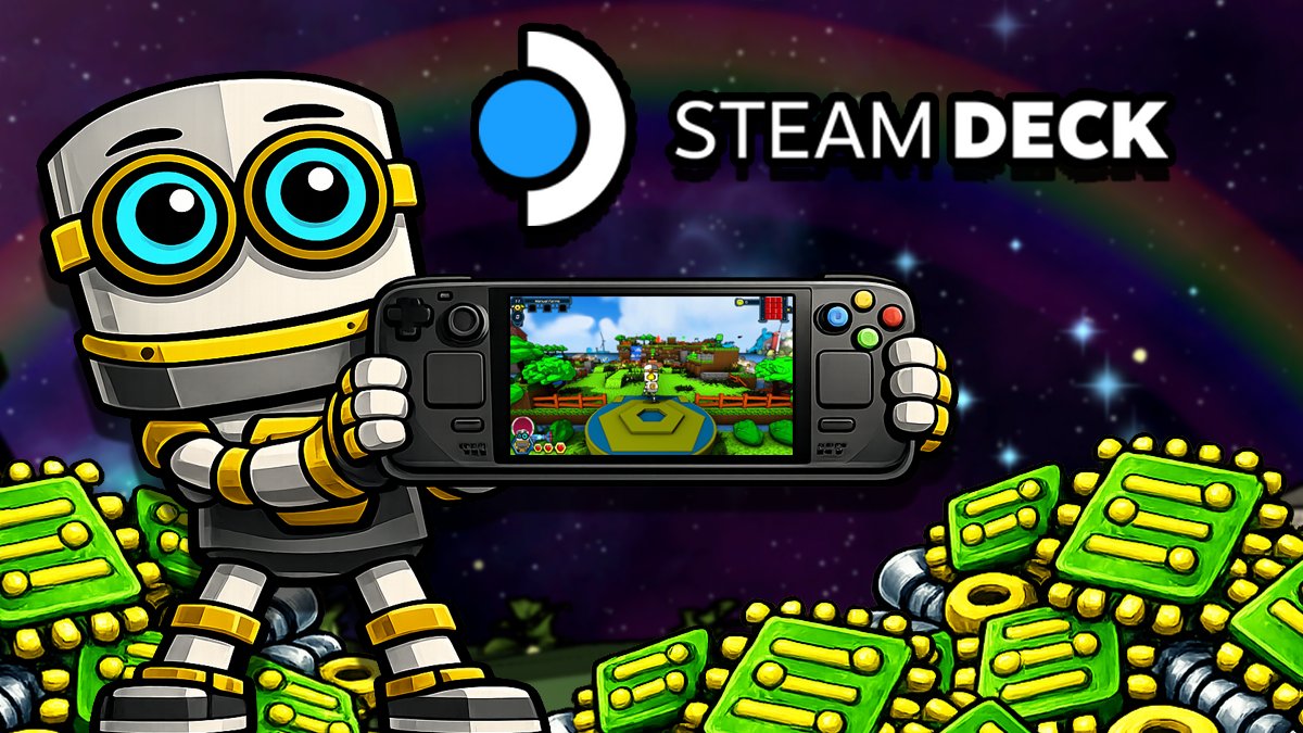 BoltScrewy's tweet photo. Bolt Bot is fully playable on the Steam Deck! 
Releasing 28th April! 

More info here - https://t.co/NPc4fm7oHv

#SteamDeck #Valve #PCGaming #HandheldGaming #PortableGaming #GamingOnTheGo https://t.co/jzsmM4XAhA