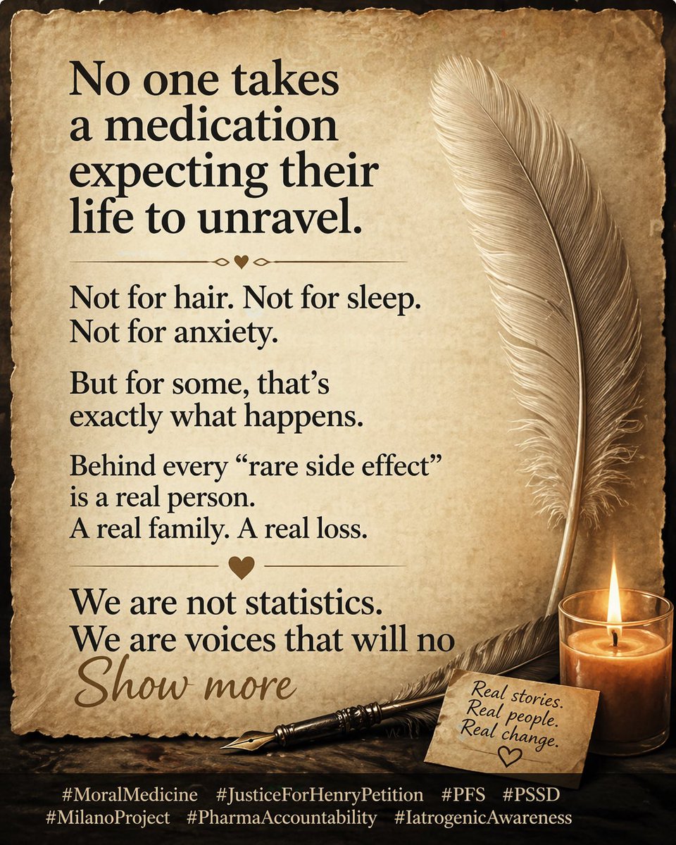 No one should have to guess the risks
before taking a medication.

Not for hair.
Not for confidence.
Not for peace of mind.

But for some…
that’s exactly what happens.

In some countries, patients are now given full informed consent.

So why are others still left without it?

We