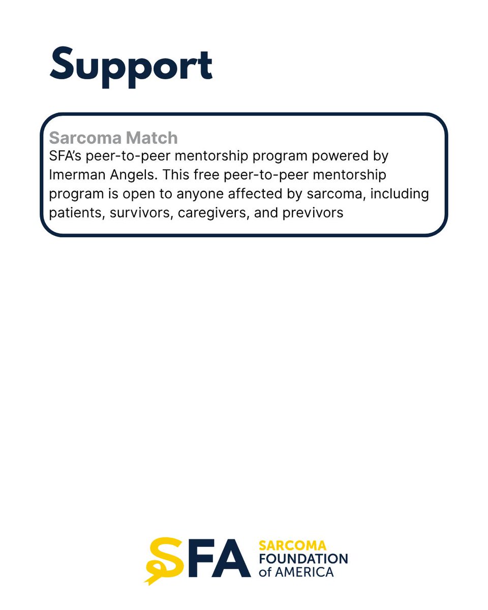Sarcoma Foundation of America tweet media