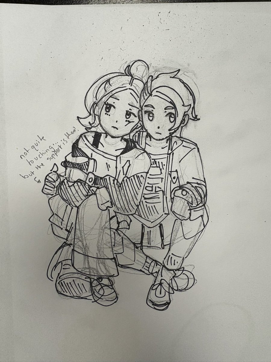 andddd a gaisei doodle loosely inspired by i’m glad you’re evil too ...