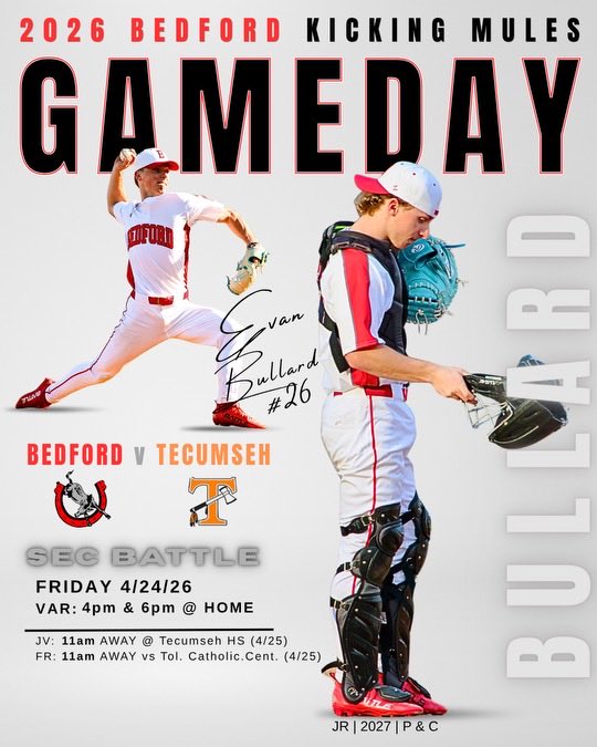 Bedford Baseball Boosters - Bedford High School tweet media