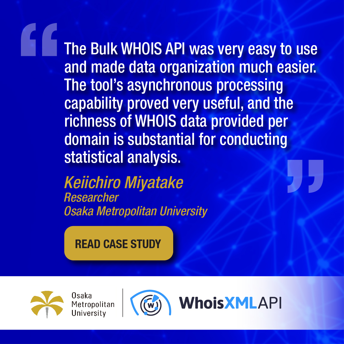 whoisxmlapi's tweet image. DNS cache poisoning continues to pose a threat to users worldwide, and Keiichiro Miyatake’s research team sought to study the deployment of countermeasures in #DNS environments. WhoisXML API took part in the project by providing #WHOIS data, enabling the team to conduct