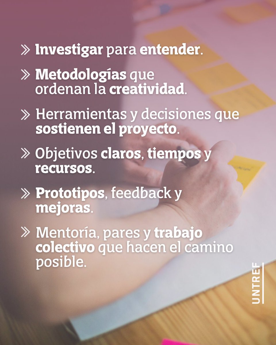 IndCultUntref's tweet photo. ✨ De la idea al proyecto real

A lo largo de la Especialización en Industrias Culturales, quienes la transitan van aprendiendo a bajar a tierra eso que, al principio, era solo una intuición.

@UNTREF https://t.co/9AFVq2tZSB